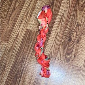 Floral infinity scarf